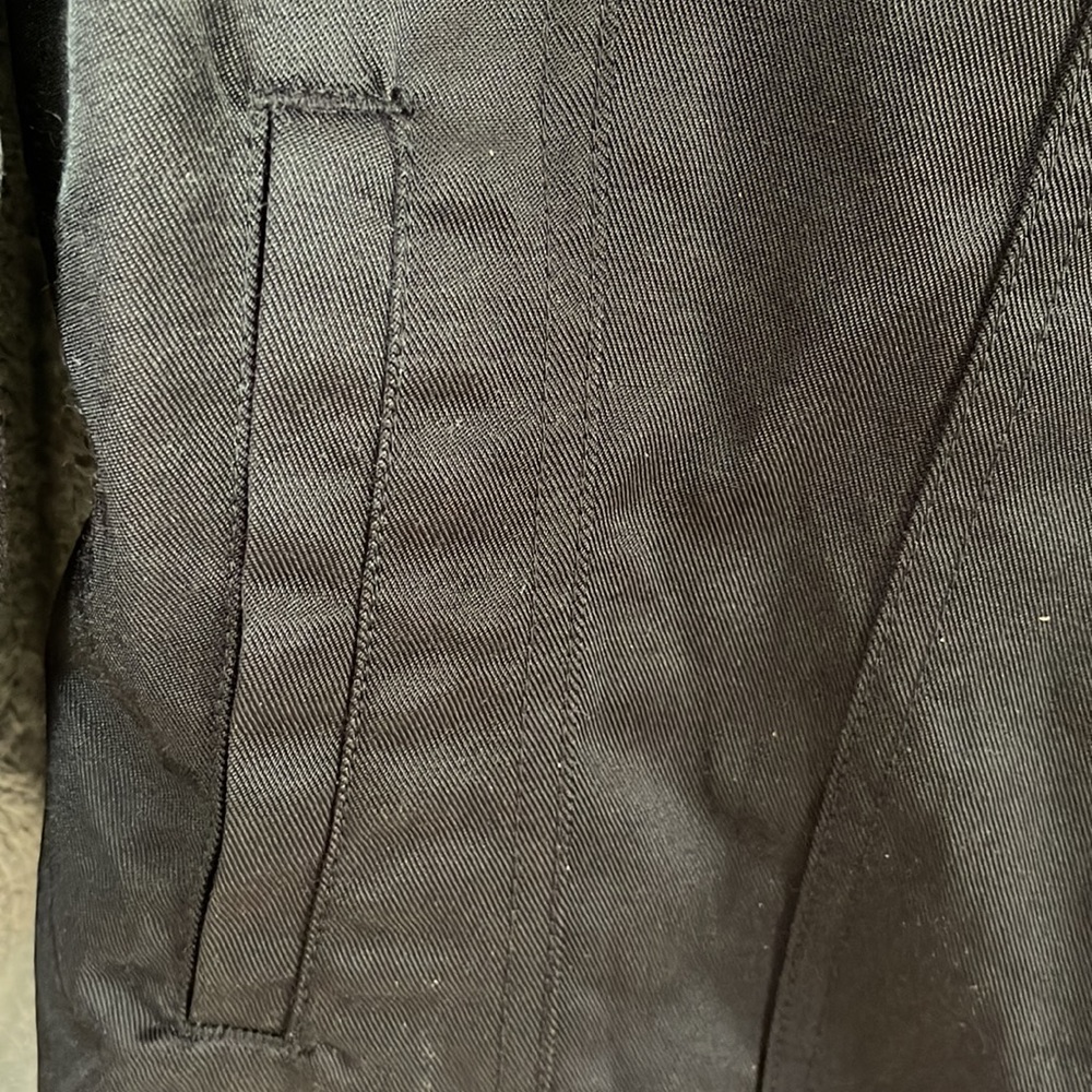 Harley Davidson Black Jacket Snap Front Large - image 7